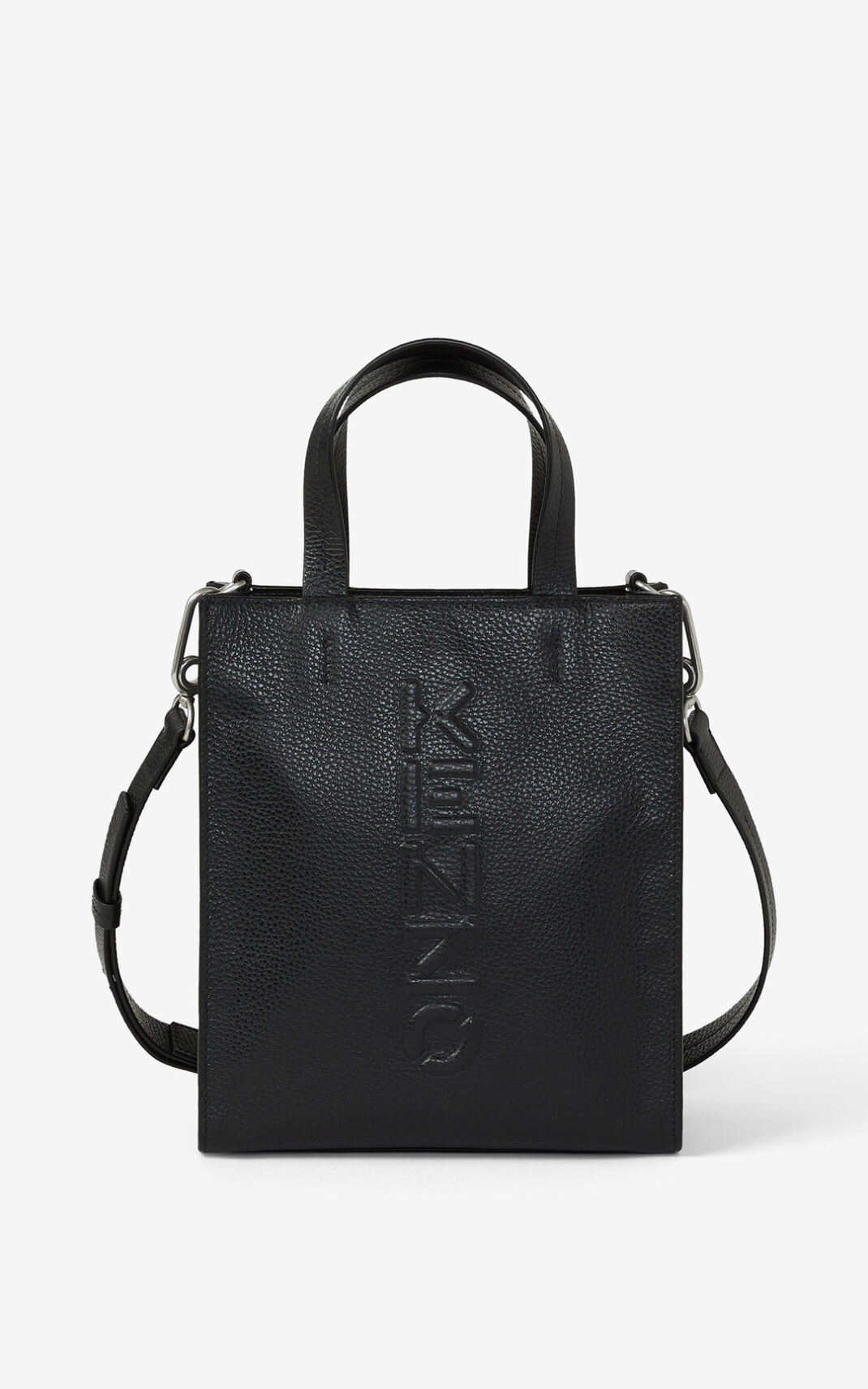 Kenzo Imprint small grained Læder Mulepose Herre - Sort DK-563523